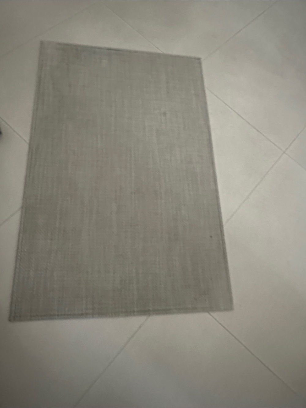 Chilewich Gray Woven Door Mat